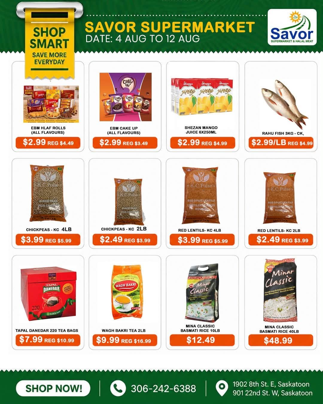 Savor Supermarket Flyer September 4 to 12
