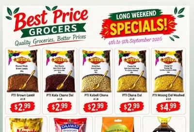 Best Price Grocers Flyer September 4 to 9