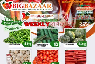 Big Bazaar Canada Flyer September 4 to 9