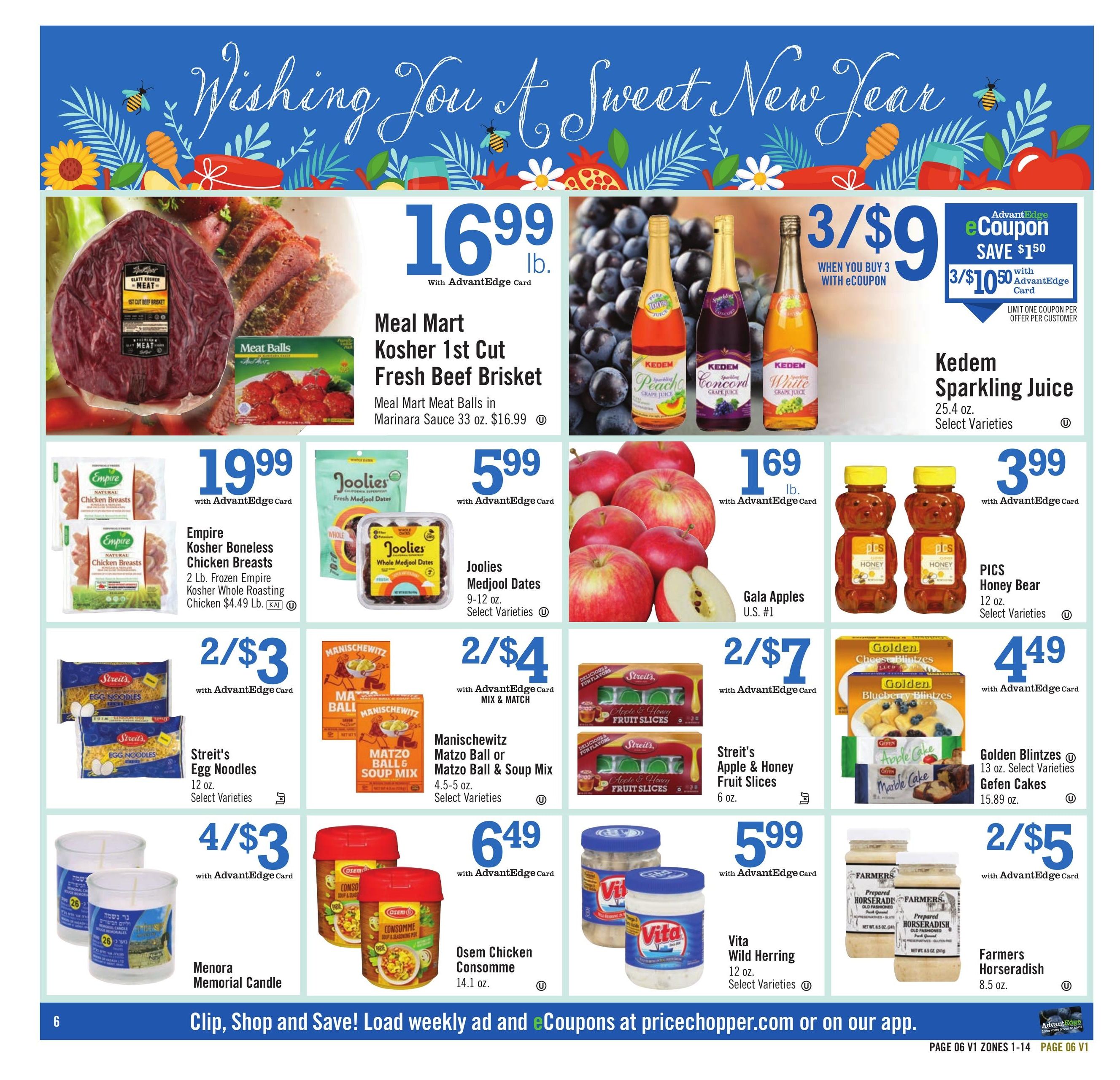 Price Chopper (Athol Area, MA) Weekly Ad September 6 - 12, 2026