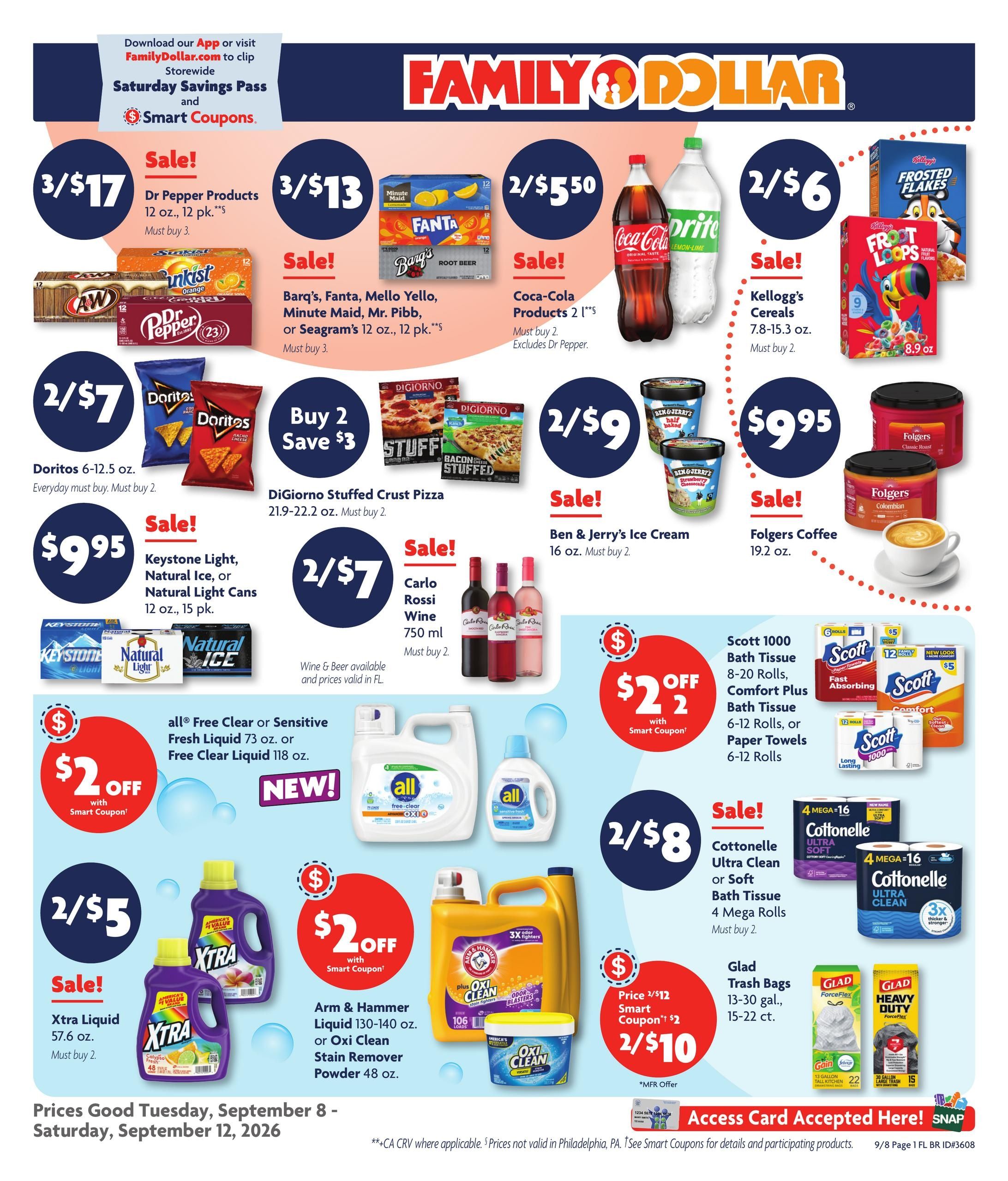 Family Dollar (Deltona Area, FL) Weekly Ad September 8 - 12, 2026
