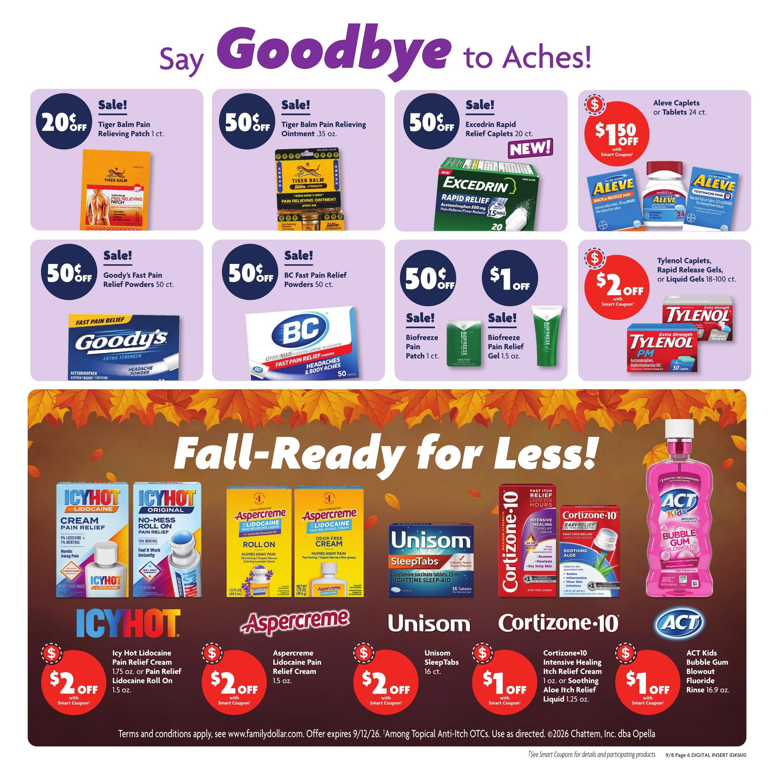 Family Dollar (Deltona Area, FL) Weekly Ad September 8 - 12, 2026
