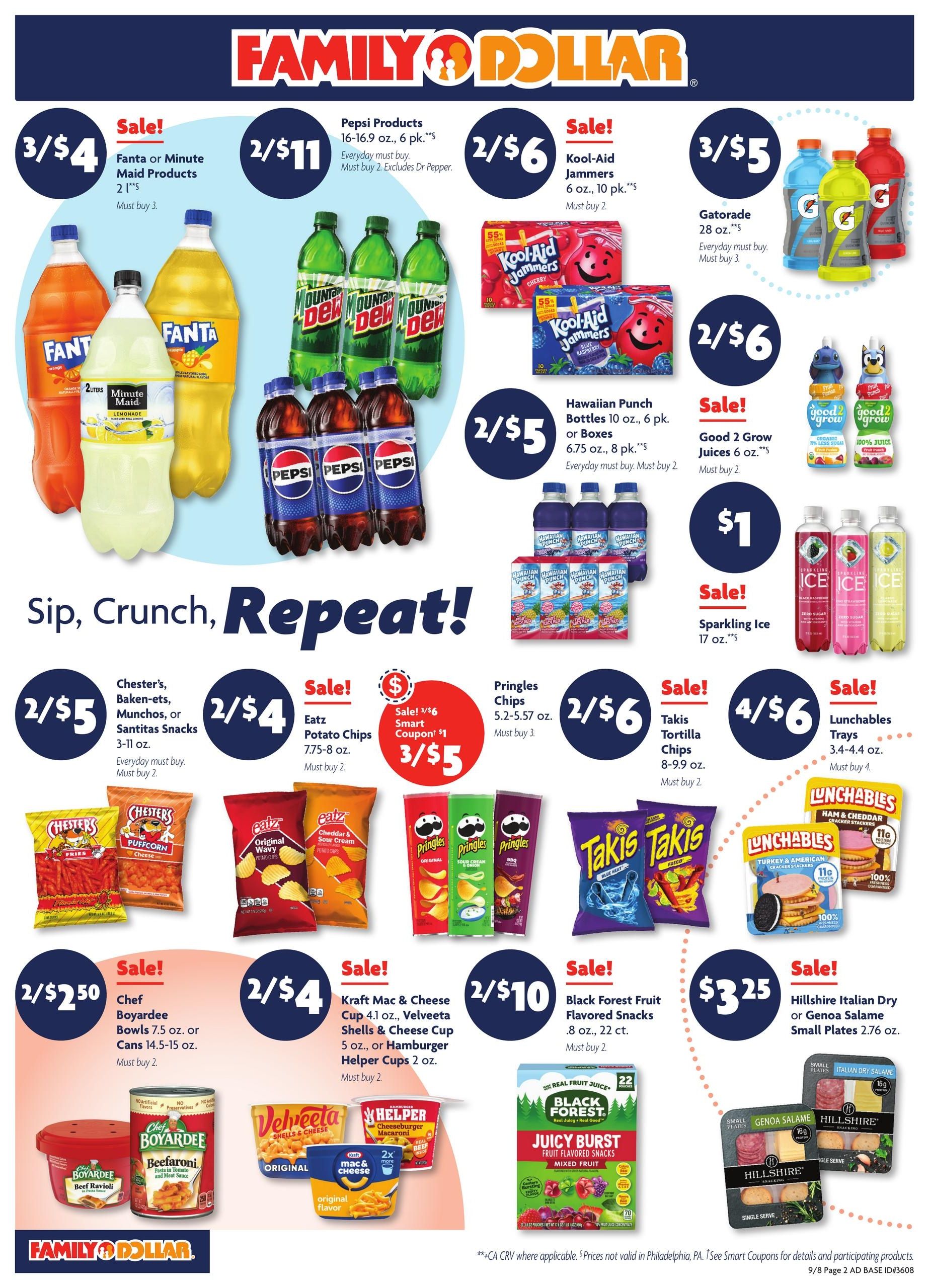 Family Dollar (Deltona Area, FL) Weekly Ad September 8 - 12, 2026