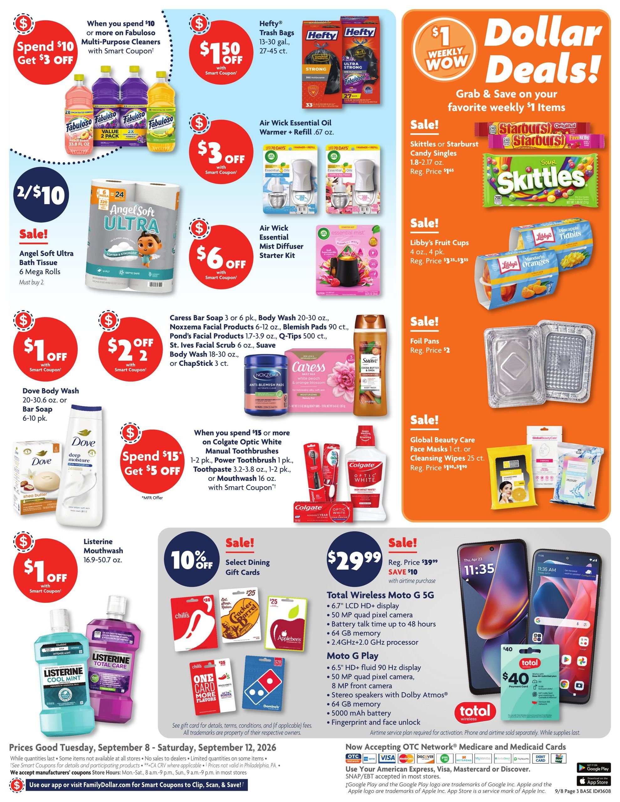 Family Dollar (Heber Area, AZ) Weekly Ad September 8 - 12, 2026
