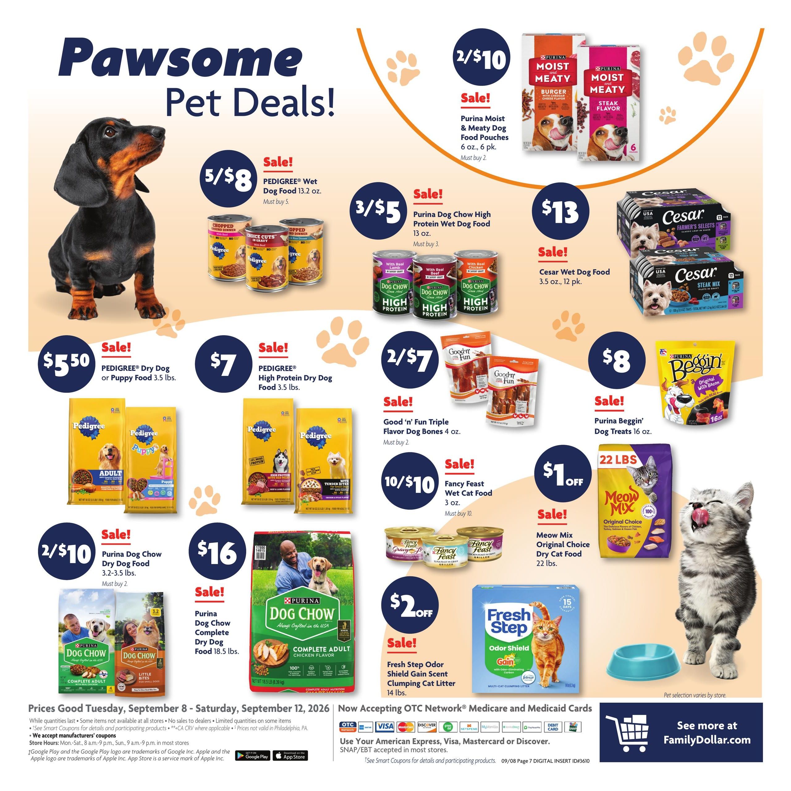 Family Dollar (Heber Area, AZ) Weekly Ad September 8 - 12, 2026