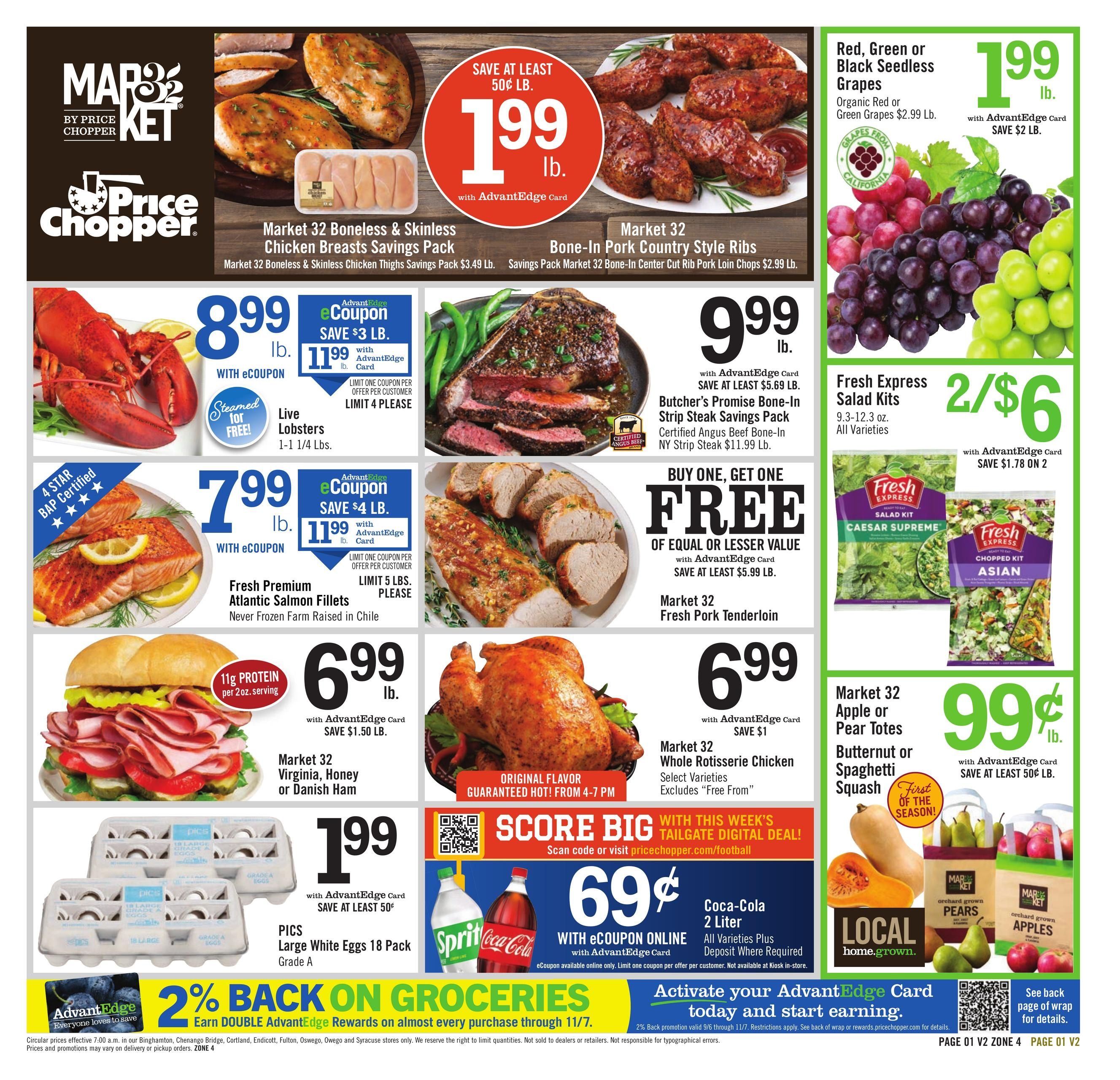 Price Chopper (Syracuse Area, NY) Weekly Ad September 6 - 12, 2026