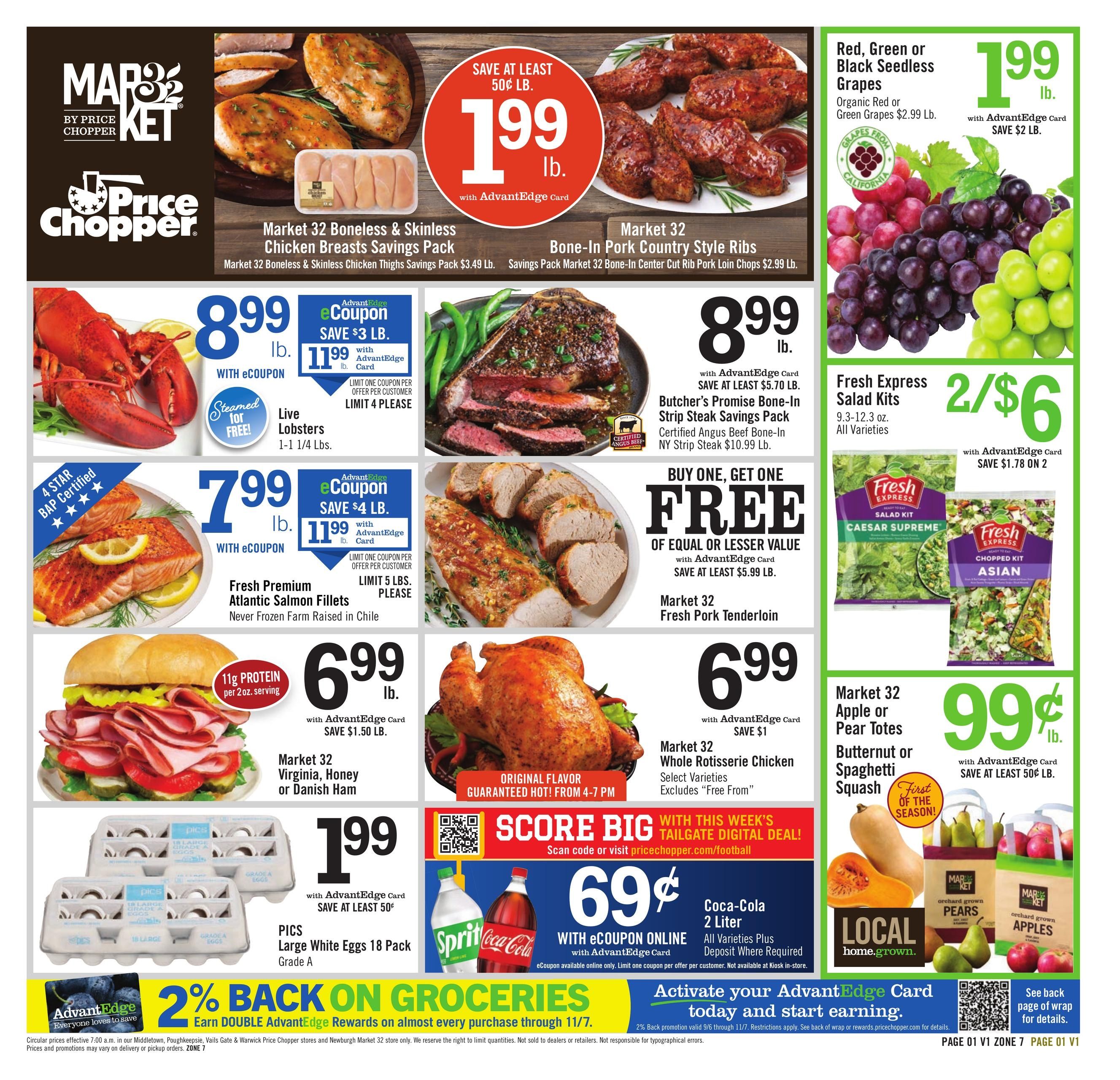 Price Chopper (Ferndale Area, NY) Weekly Ad September 6 - 12, 2026