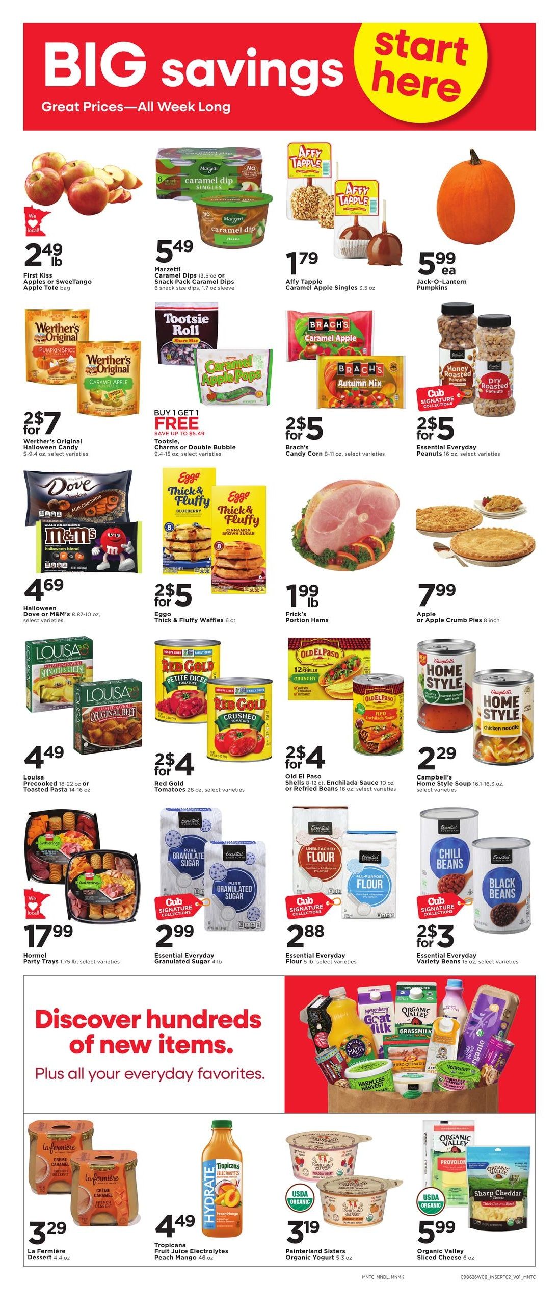 Cub Foods (Alexandria Area, MN) Weekly Savings Weekly Ad September 6 - 12, 2026