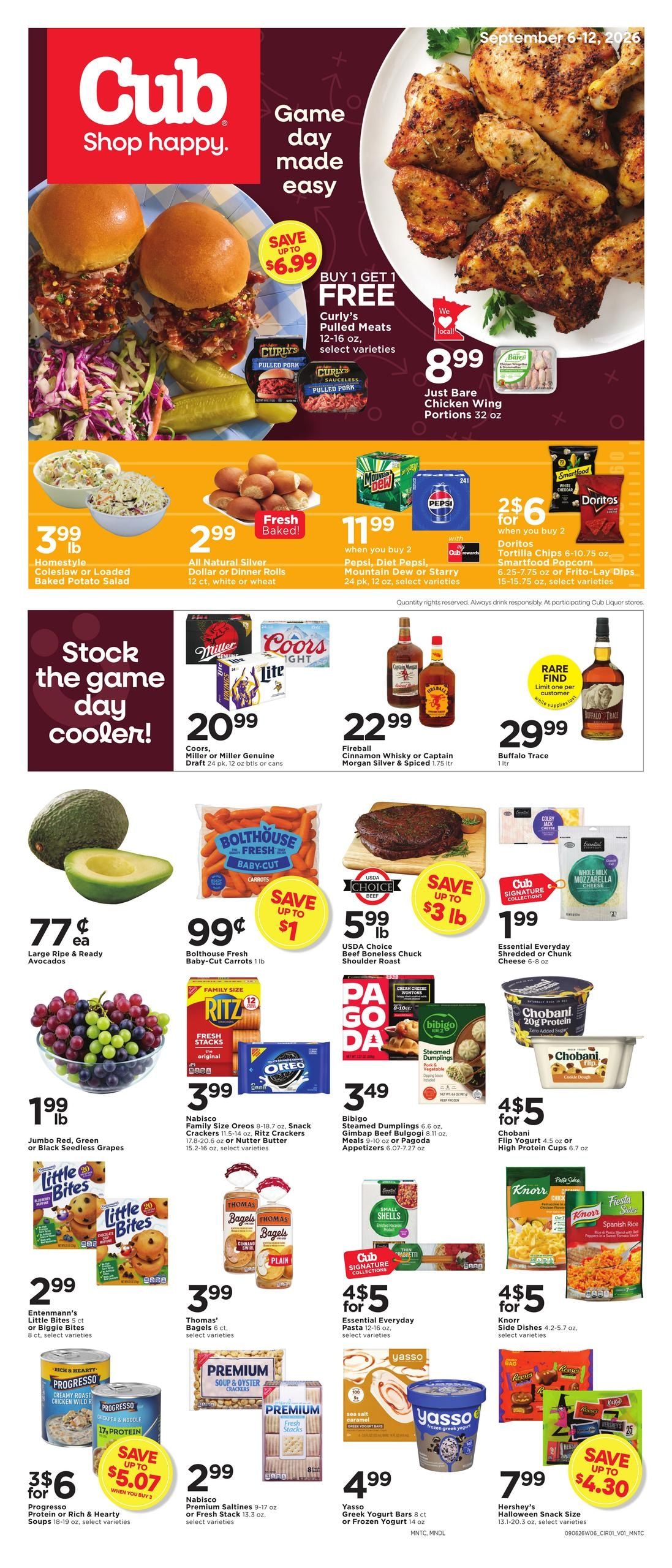 Cub Foods (Chanhassen Area, MN) Weekly Savings Weekly Ad September 6 - 12, 2026