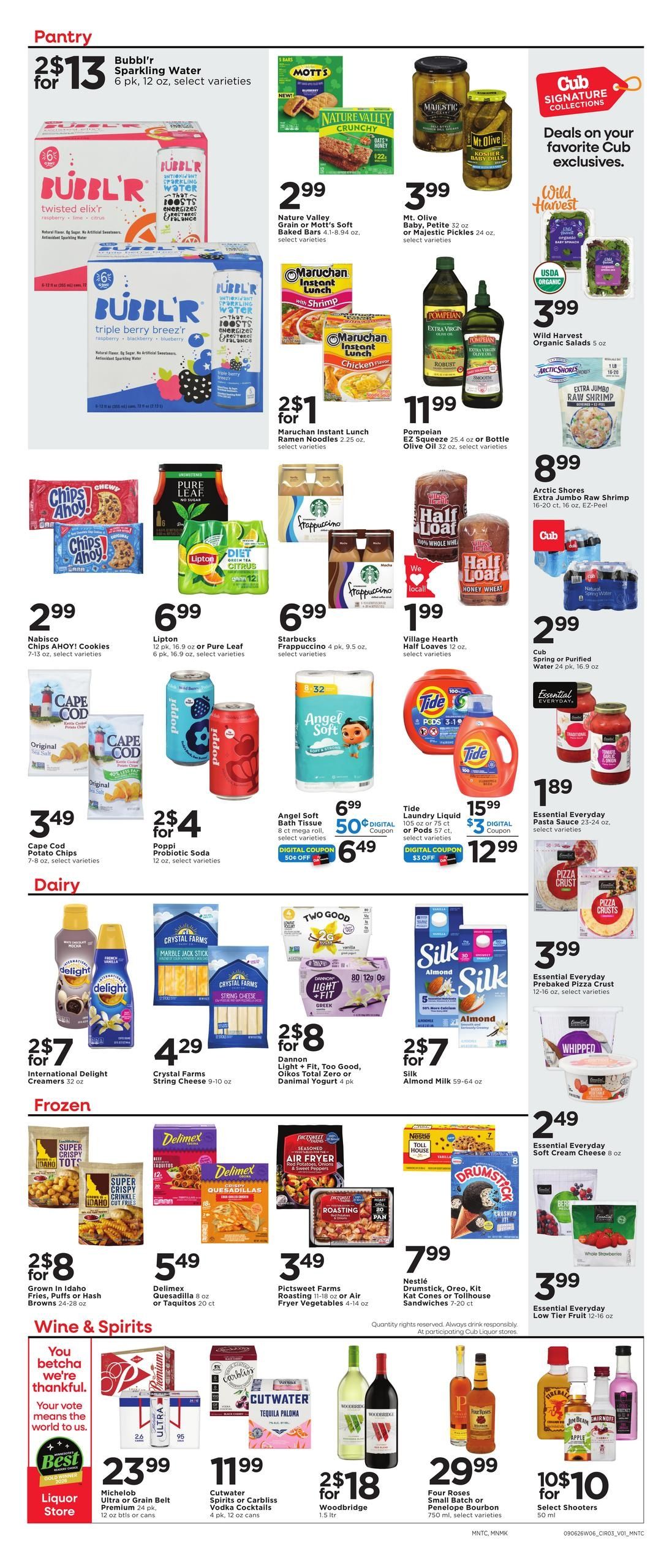 Cub Foods (Chanhassen Area, MN) Weekly Savings Weekly Ad September 6 - 12, 2026