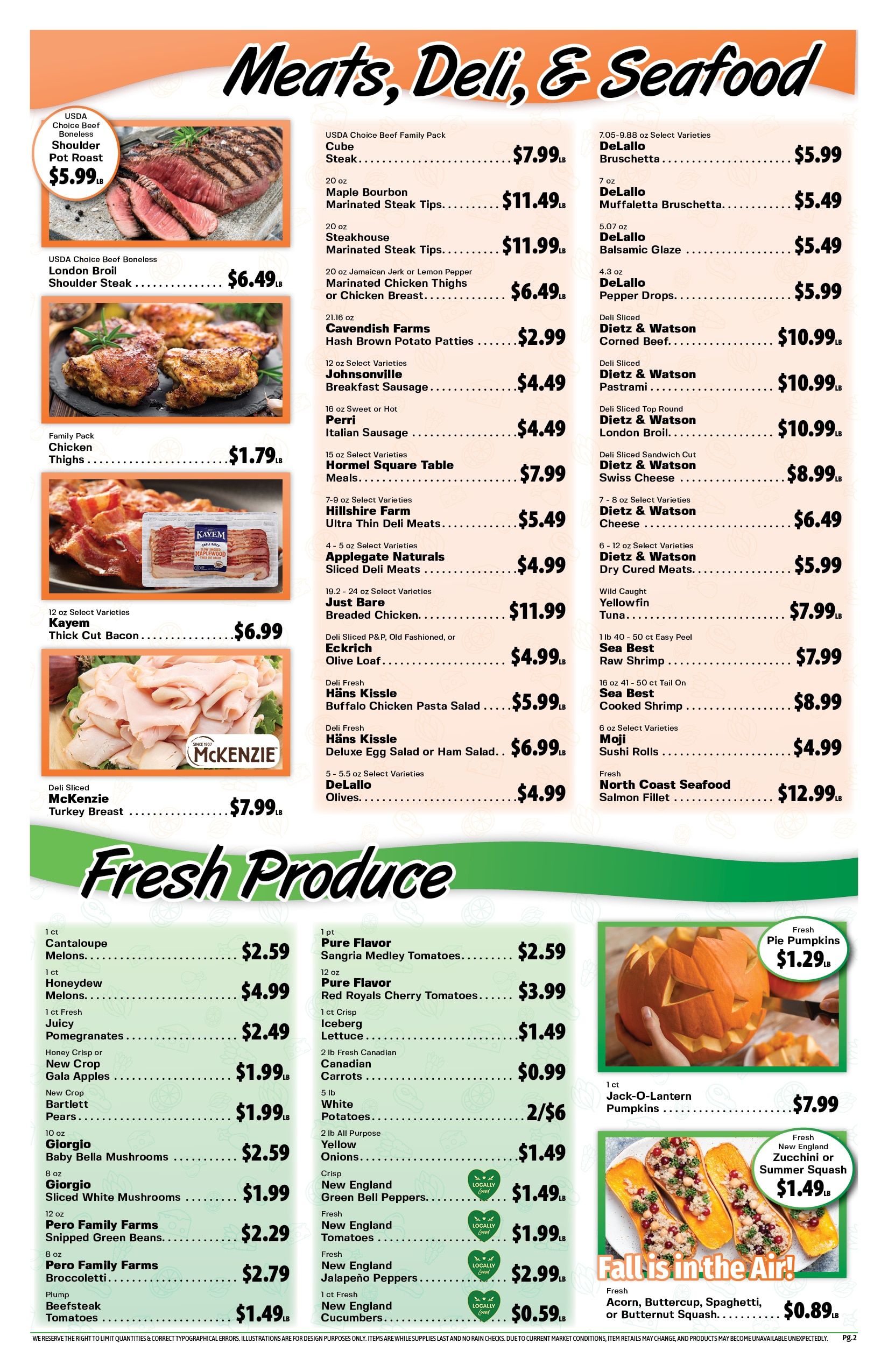 Jim's Corner Grocery Weekly Ad September 5 - 11, 2026