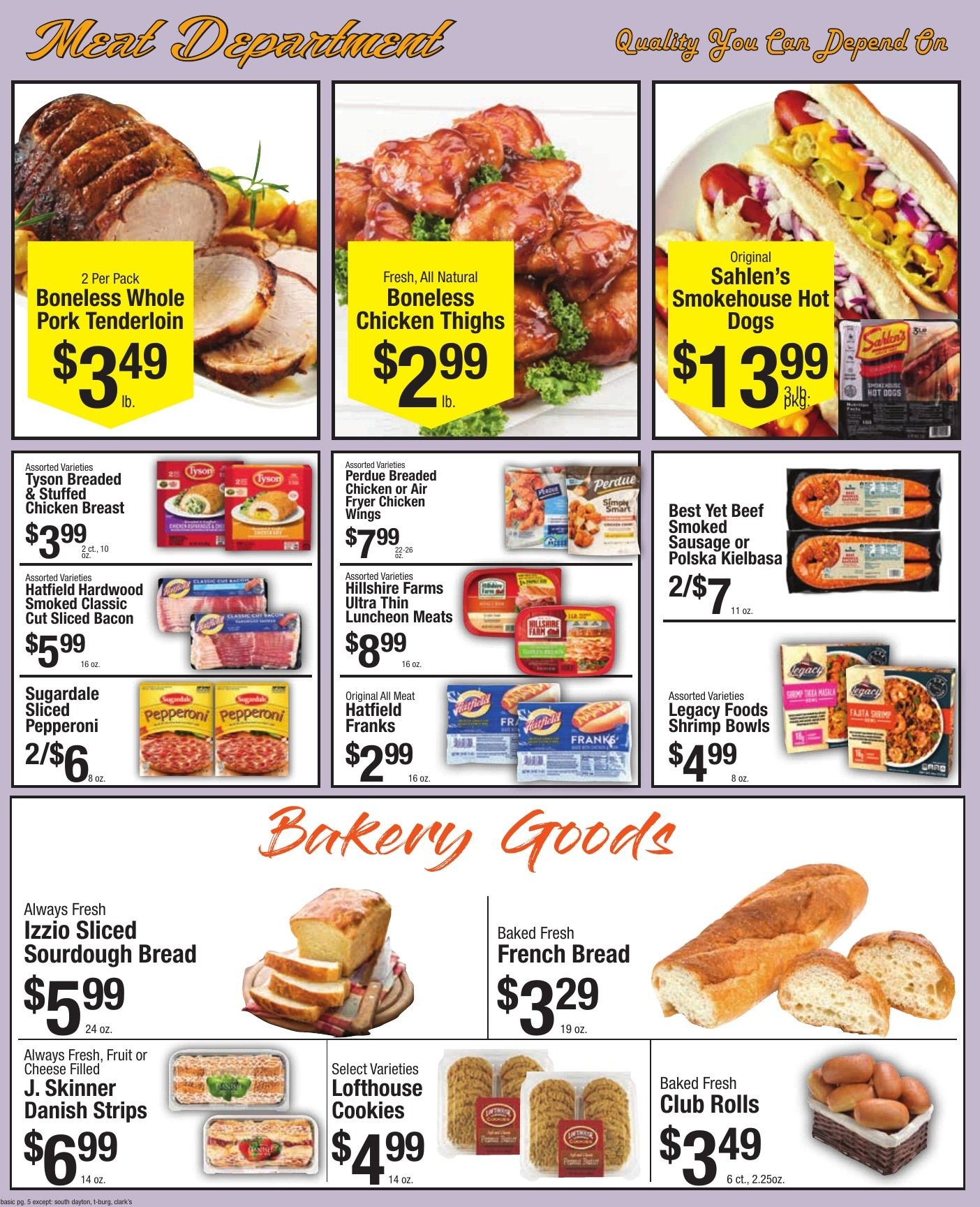 Pixley's Shurfine Food Mart Weekly Ad September 6 - 12, 2026
