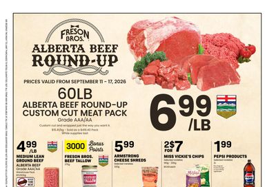 Freson Bros. Flyer September 11 to 17