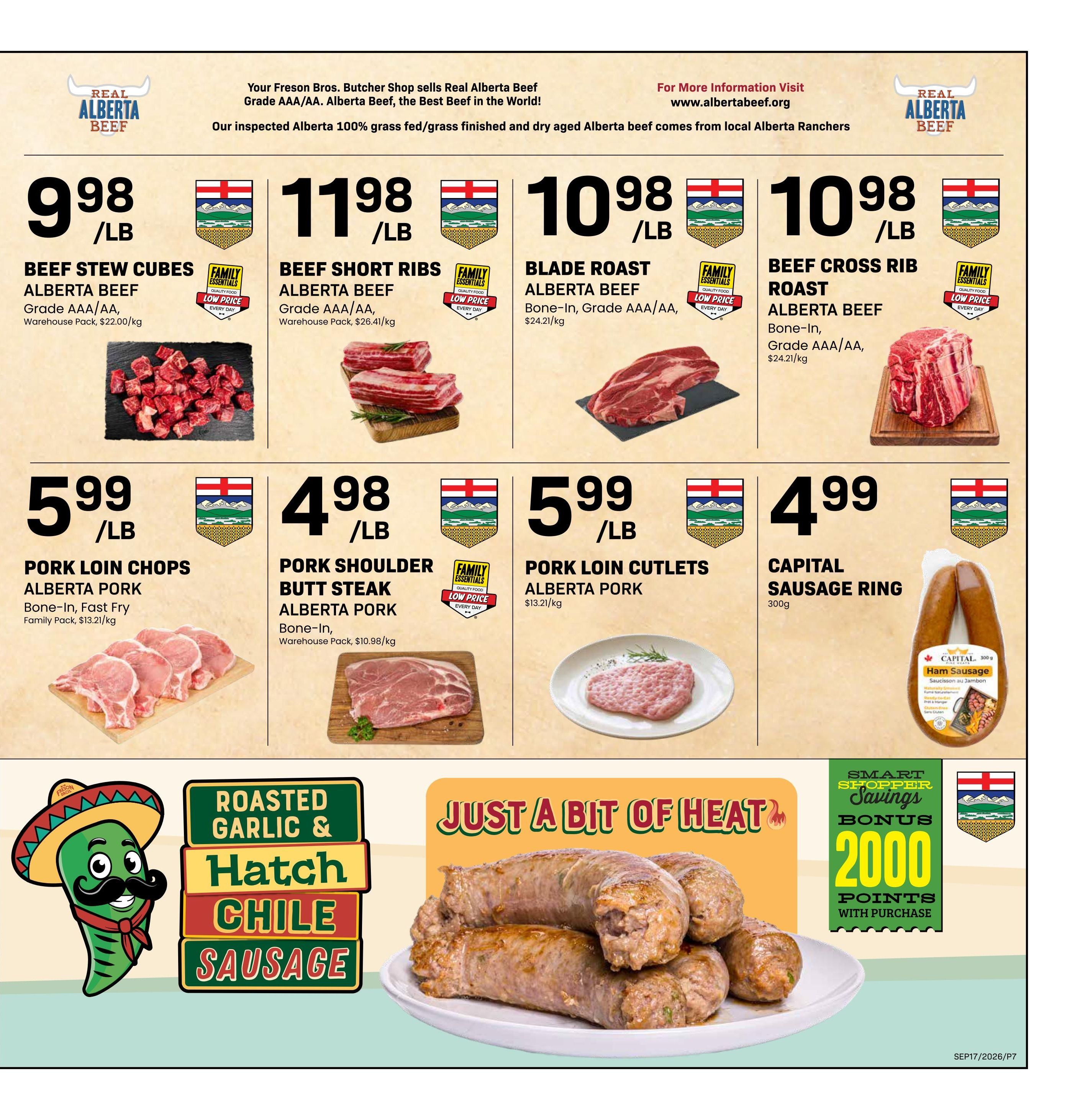 Freson Bros. Flyer September 11 to 17