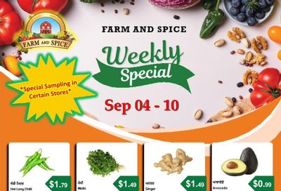 Farm And Spice Grocers Flyer September 4 to 10