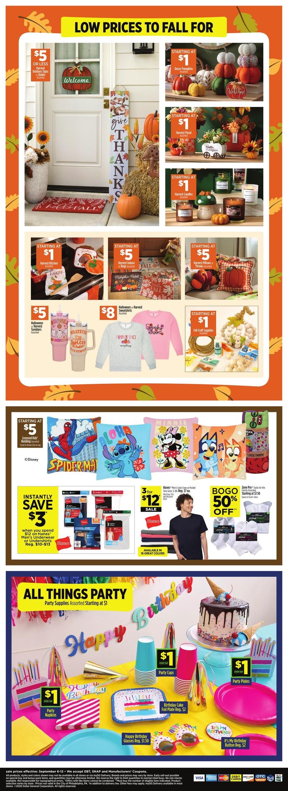 Dollar General (Alpine Area, TX) Weekly Ad September 6 - 12, 2026
