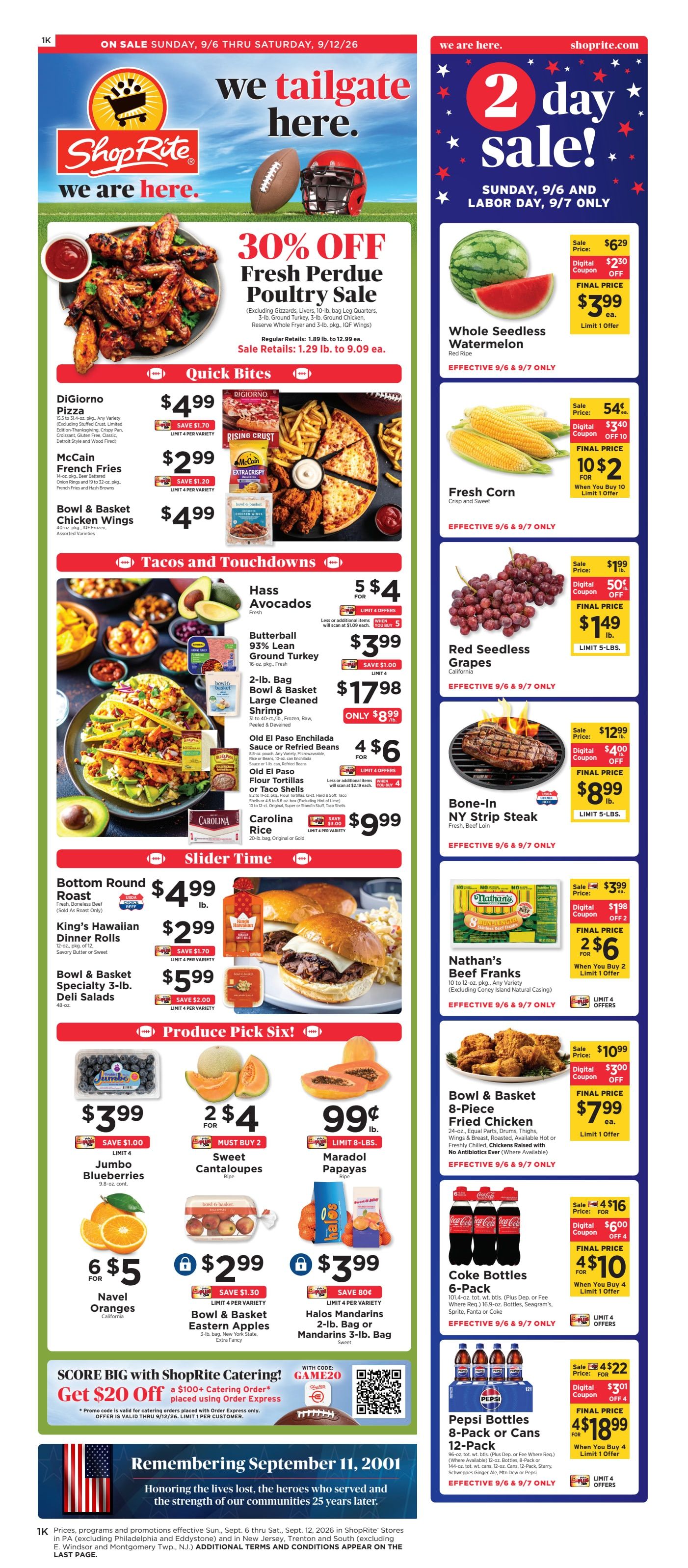 ShopRite (1905 Sunrise Hwy, Bay Shore, NY) Weekly Ad September 6 - 12, 2026