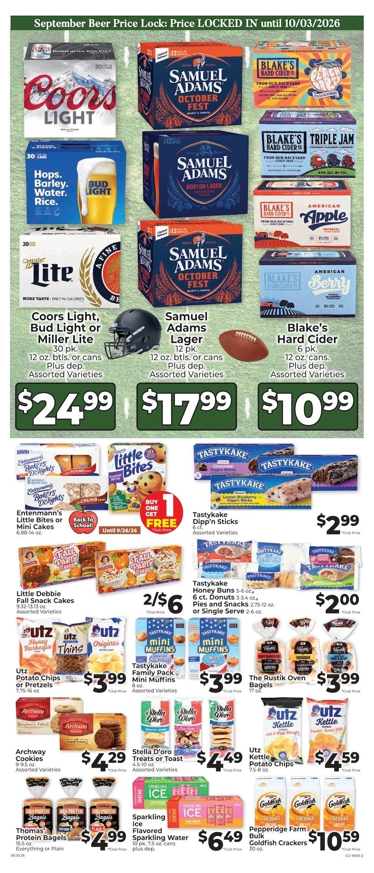Grand Union (New York) Weekly Ad September 6 - 12, 2026