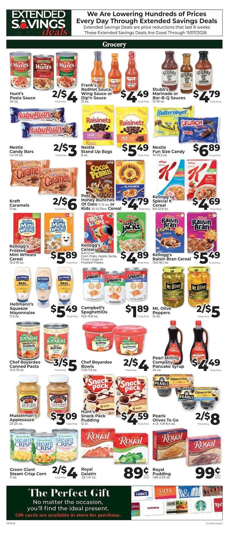 Grand Union (New York) Weekly Ad September 6 - 12, 2026