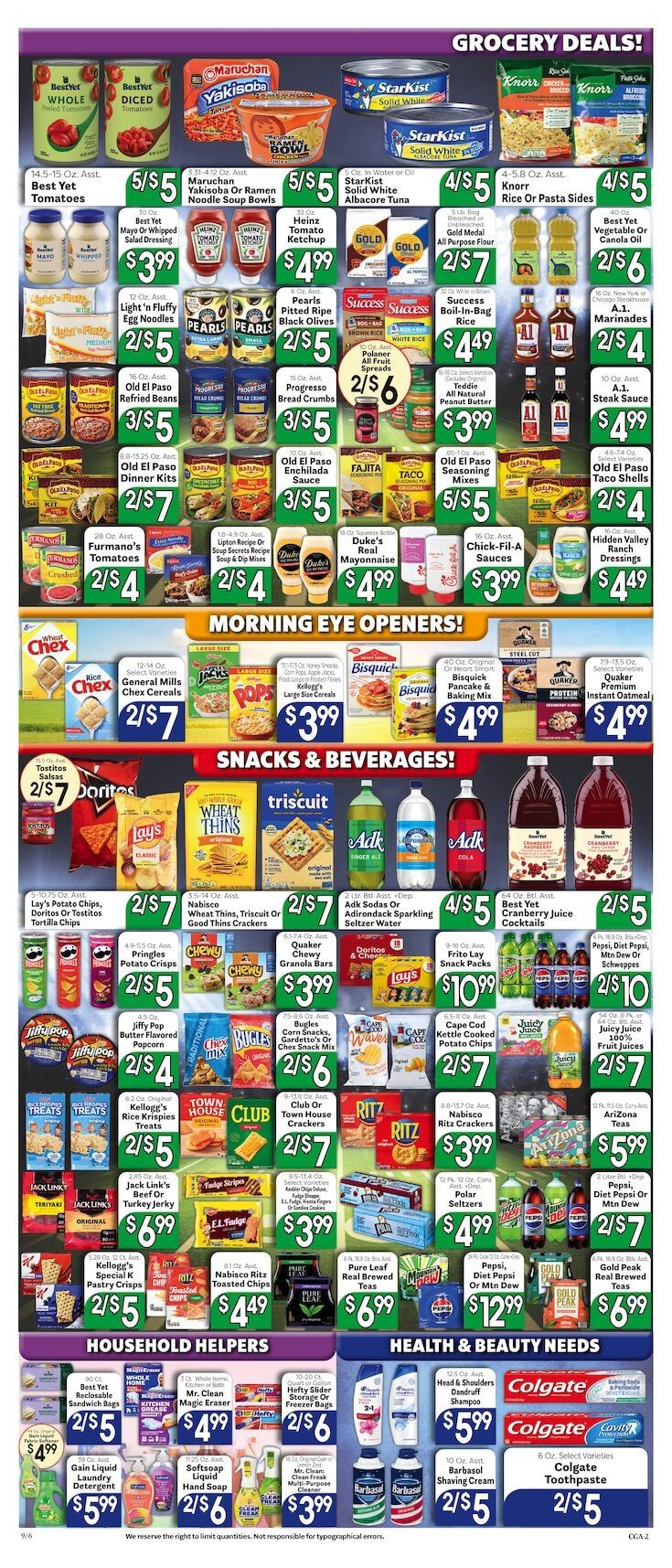 Valley Market and Jim's Great American Weekly Ad September 6 - 12, 2026