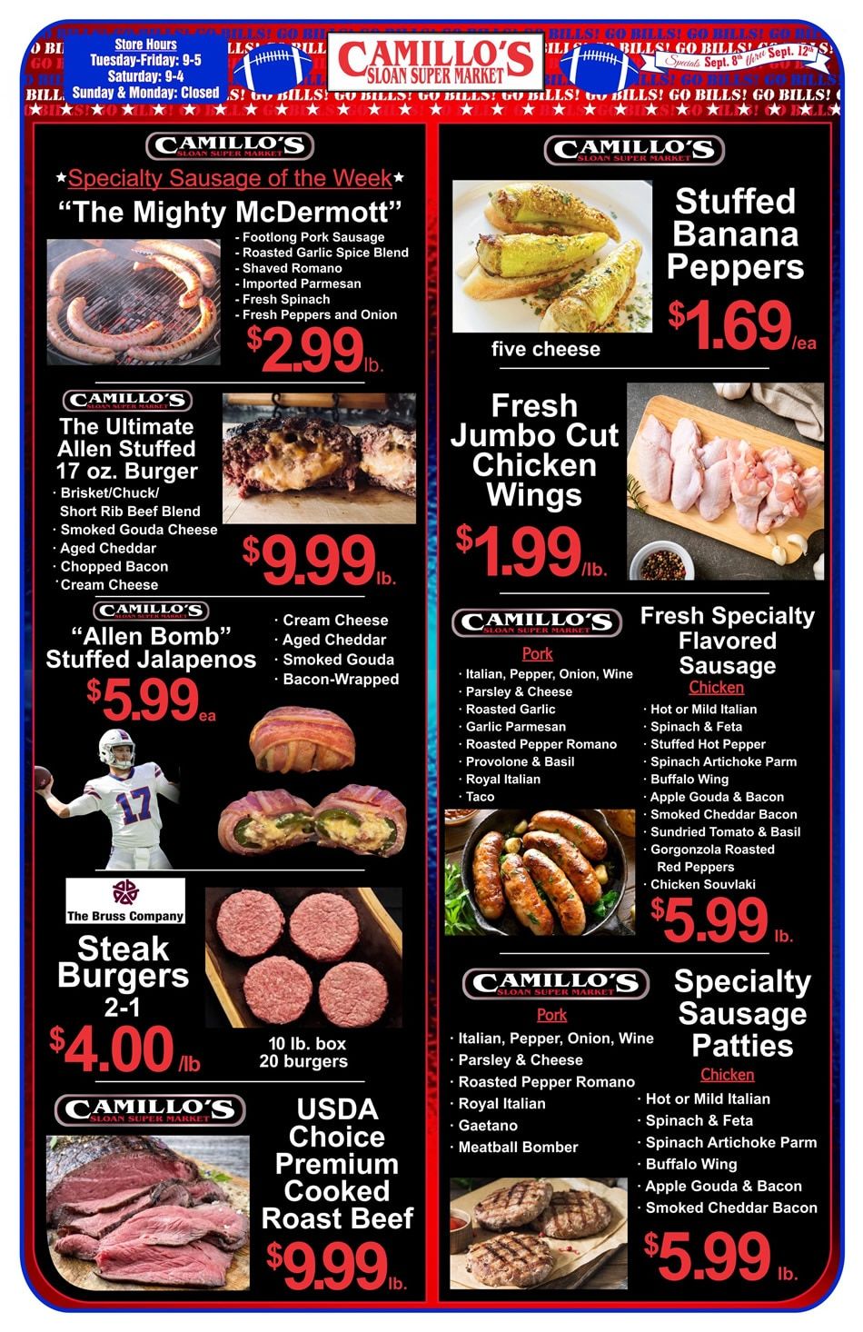 Sloan Super Market Weekly Ad September 6 - 12, 2026