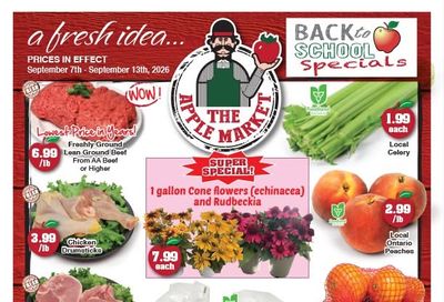 The Apple Market Flyer September 7 to 13