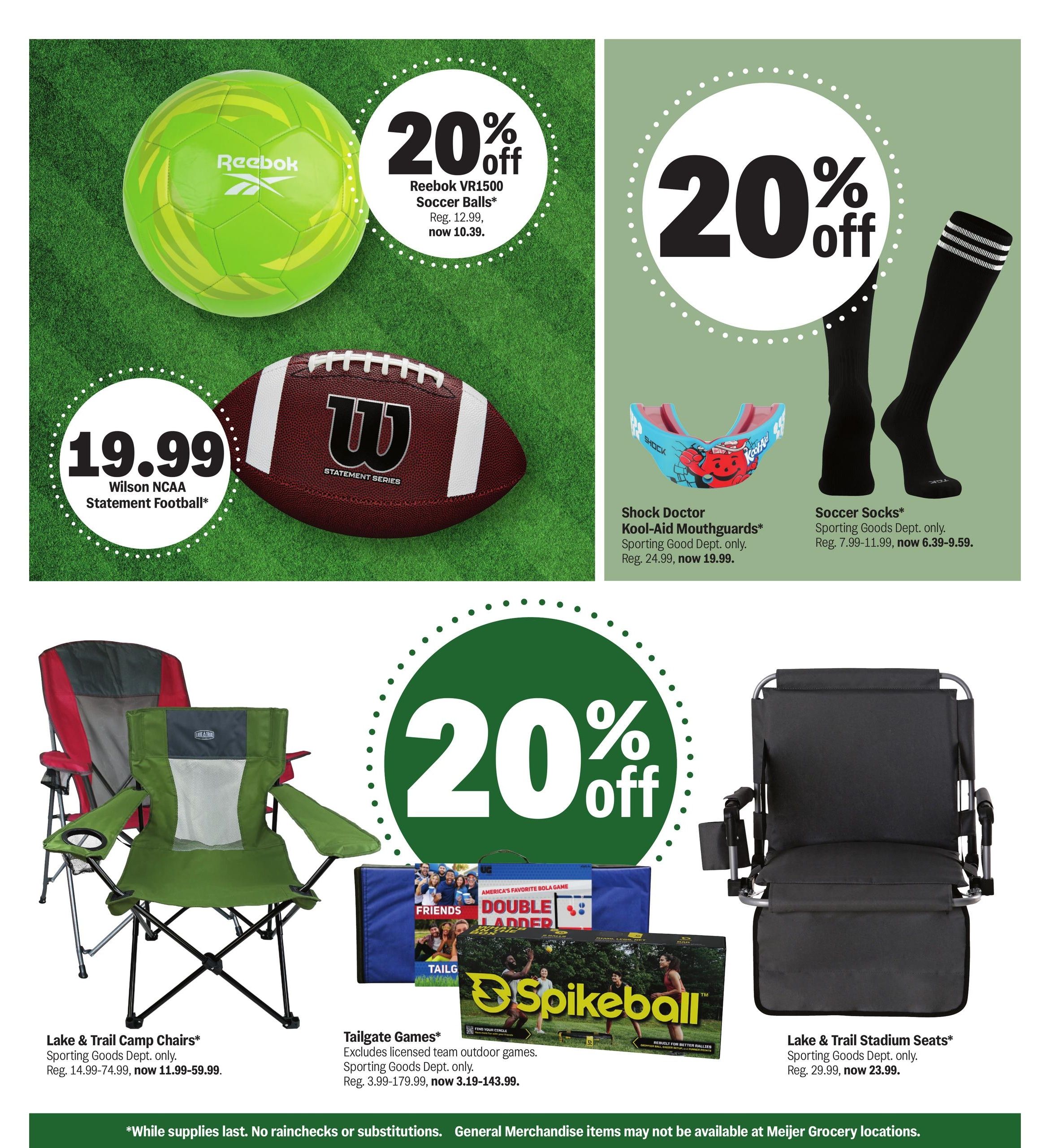 Meijer (Brookville Area, IN) tailgating daels for every fan Weekly Ad September 9 - 15, 2026