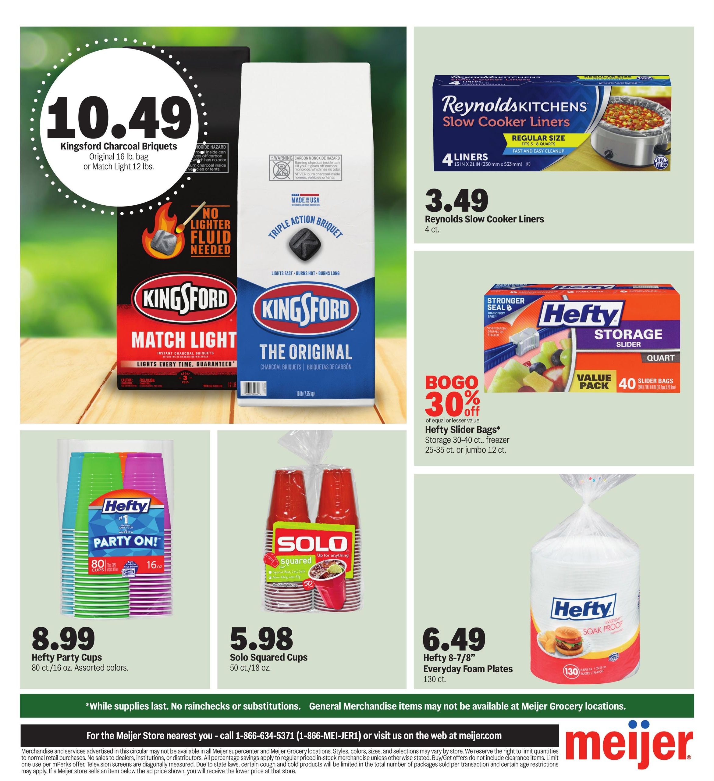 Meijer (Brookville Area, IN) tailgating daels for every fan Weekly Ad September 9 - 15, 2026