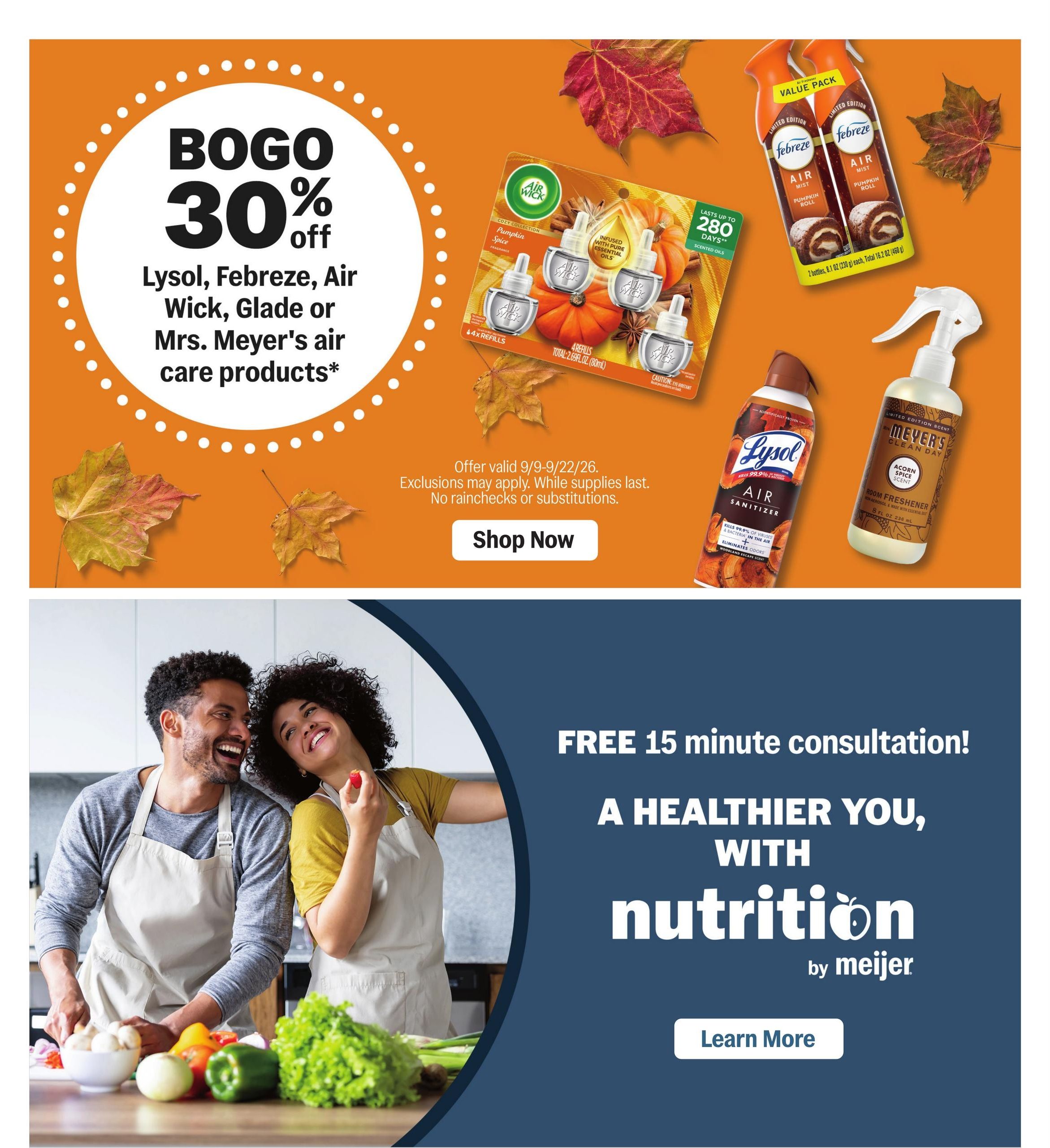 Meijer (Bowling Green Area, KY) Weekly Ad September 9 - 15, 2026