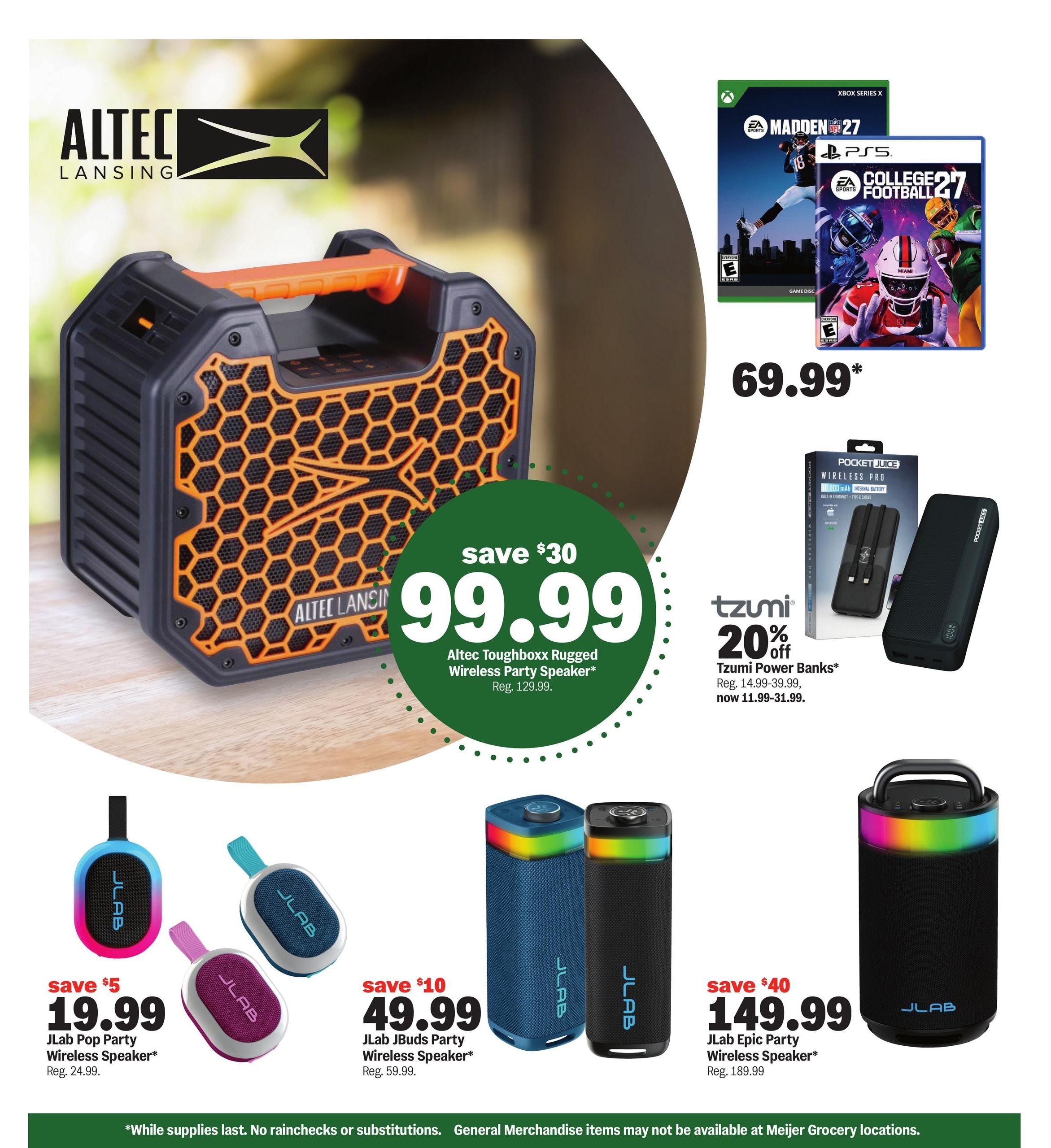 Meijer (Carmel Area, IN) tailgating daels for every fan Weekly Ad September 9 - 15, 2026