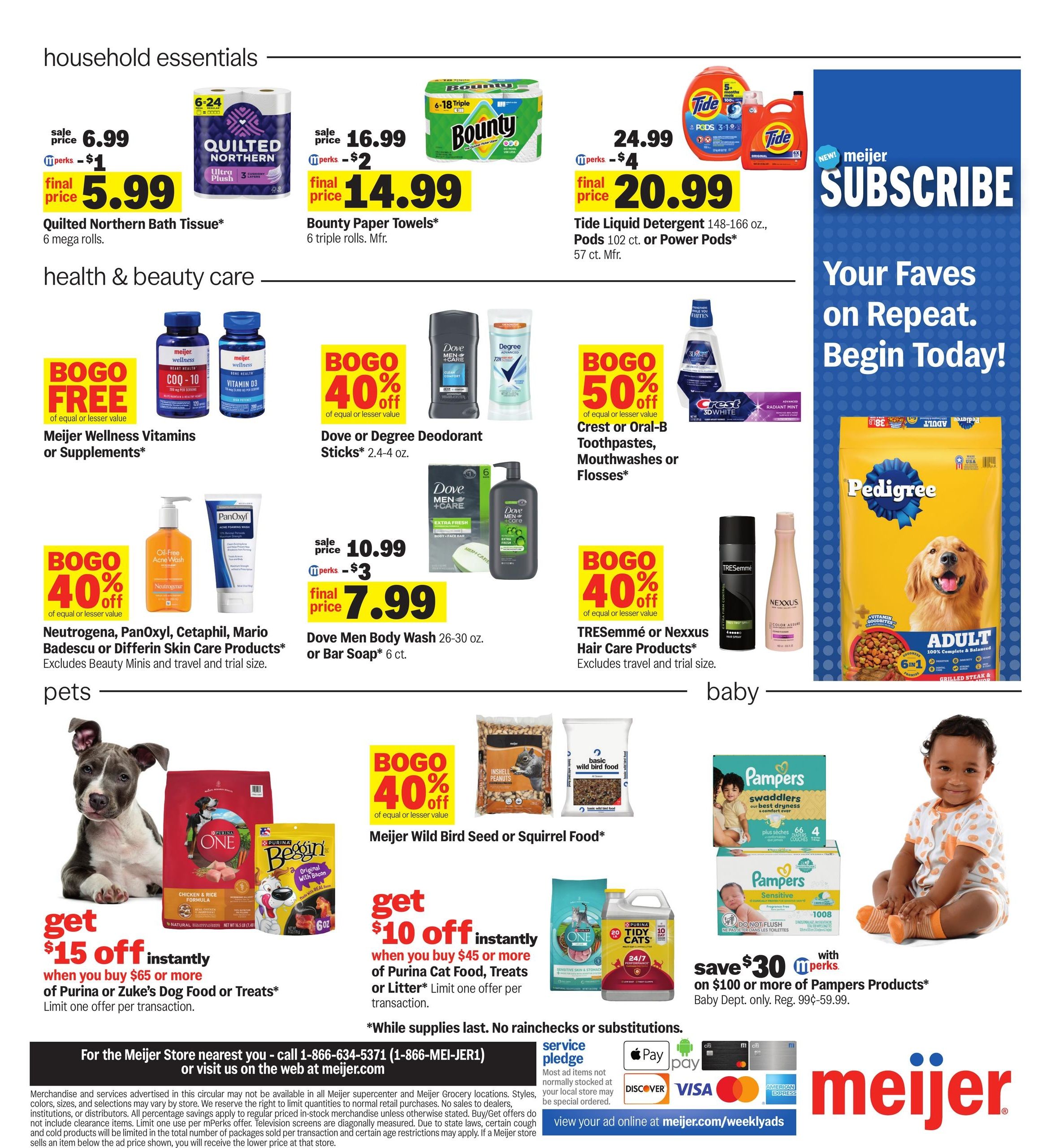 Meijer (Atlanta Area, MI) Weekly Ad September 9 - 15, 2026
