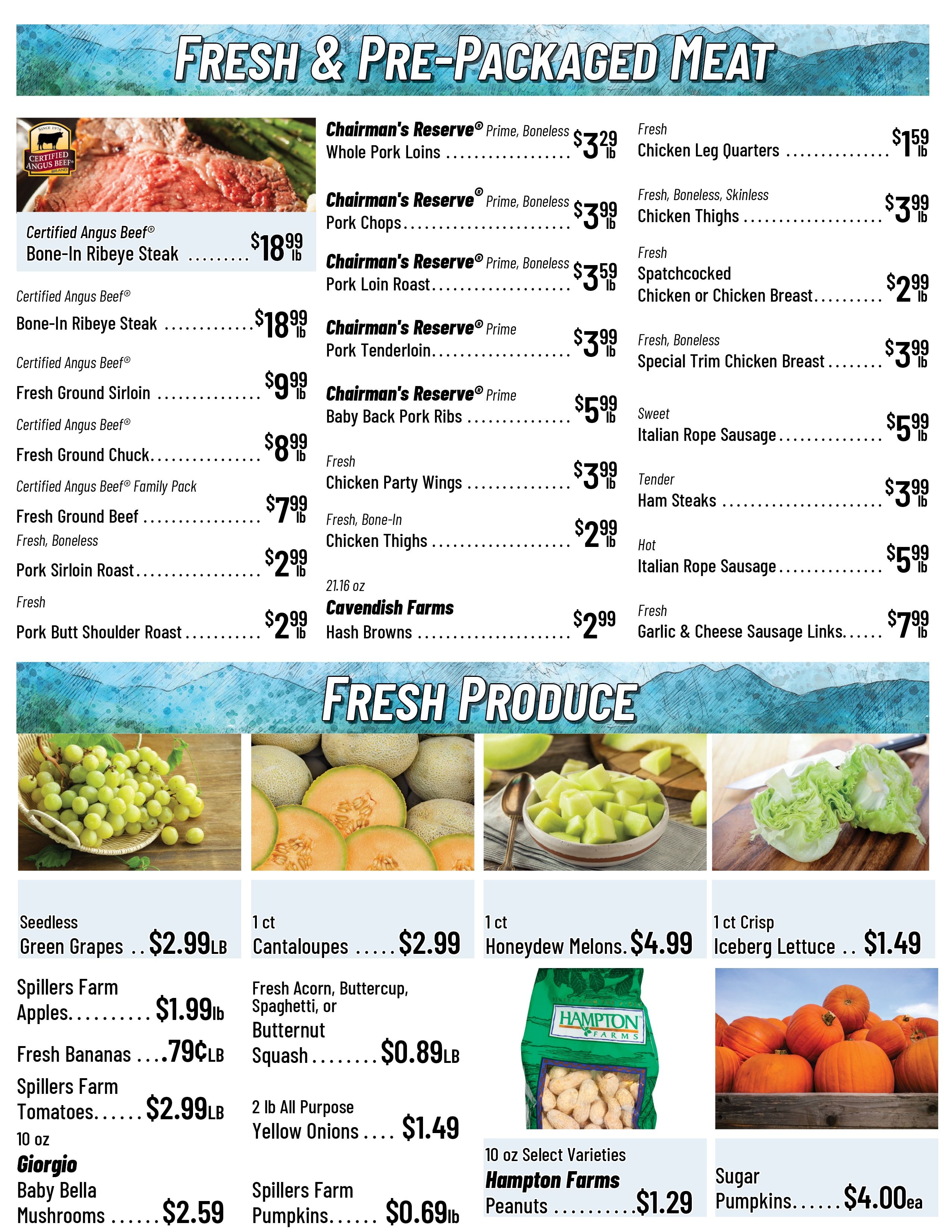 Spillers' Farm Store Weekly Ad September 7 - 13, 2026