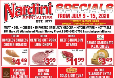 Nardini Specialties Flyer July 9 to 15
