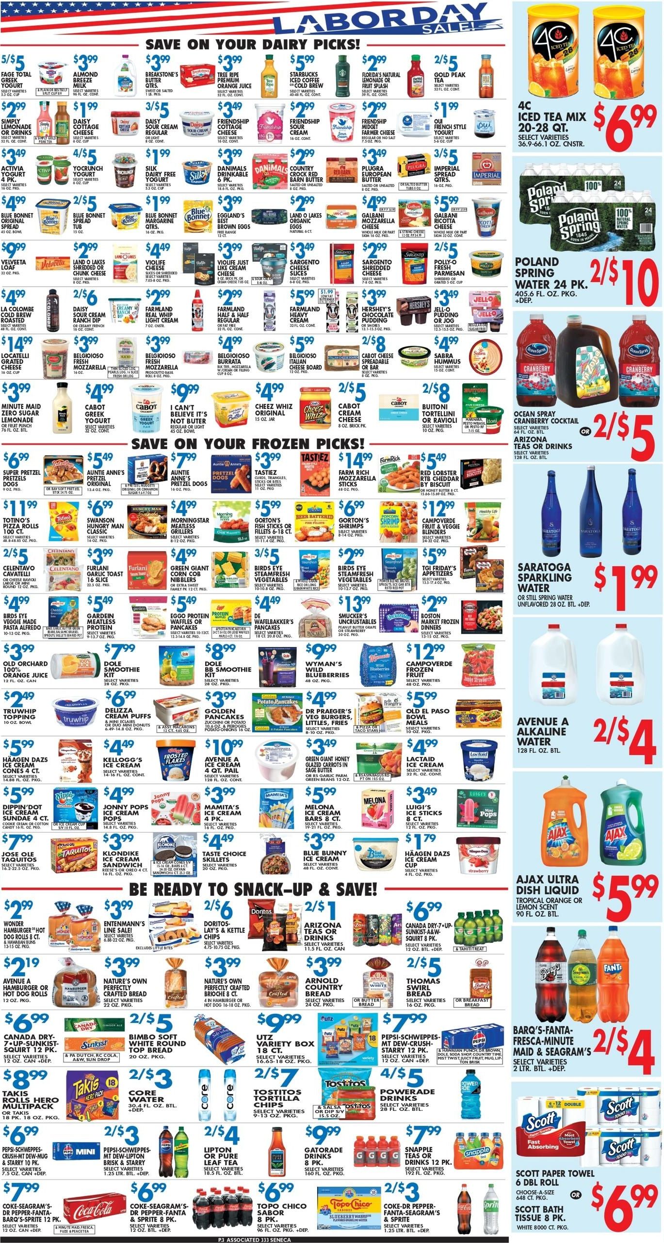 Associated Supermarkets (Ridgewood Area, NY) Weekly Ad September 4 - 10, 2026