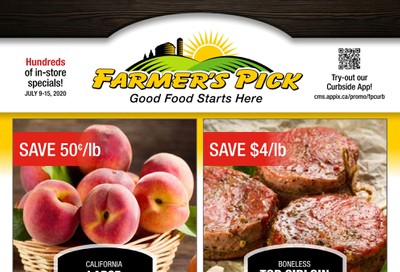 Farmer's Pick Flyer July 9 to 15