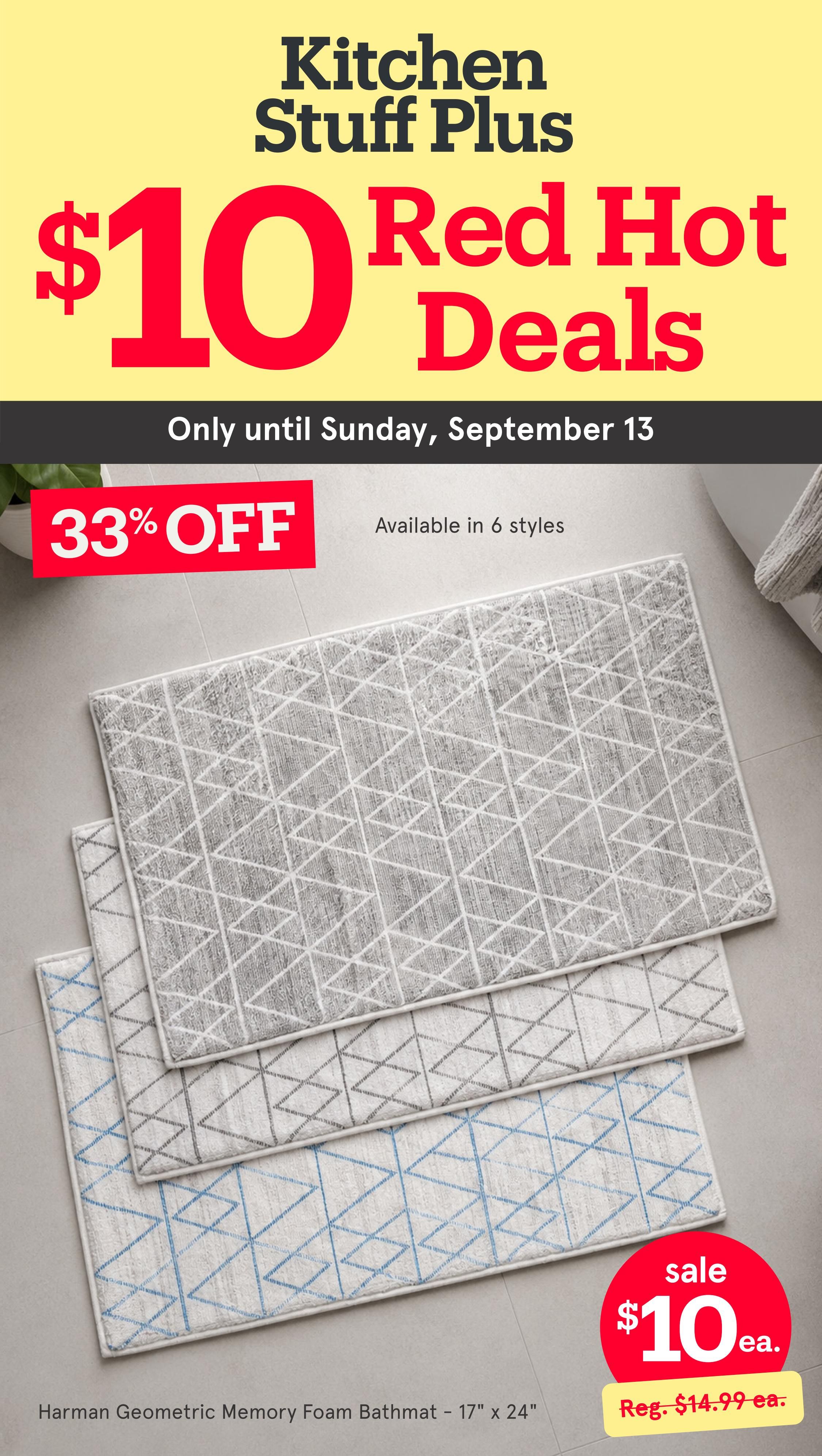 Kitchen Stuff Plus Red Hot Deals Flyer September 8 to 13