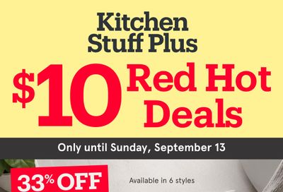 Kitchen Stuff Plus Red Hot Deals Flyer September 8 to 13