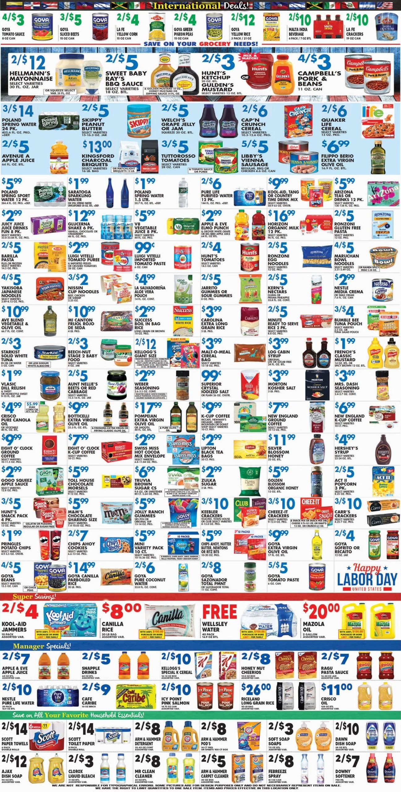 Associated Supermarkets (Brooklyn Area, NY) Weekly Ad September 4 - 10, 2026