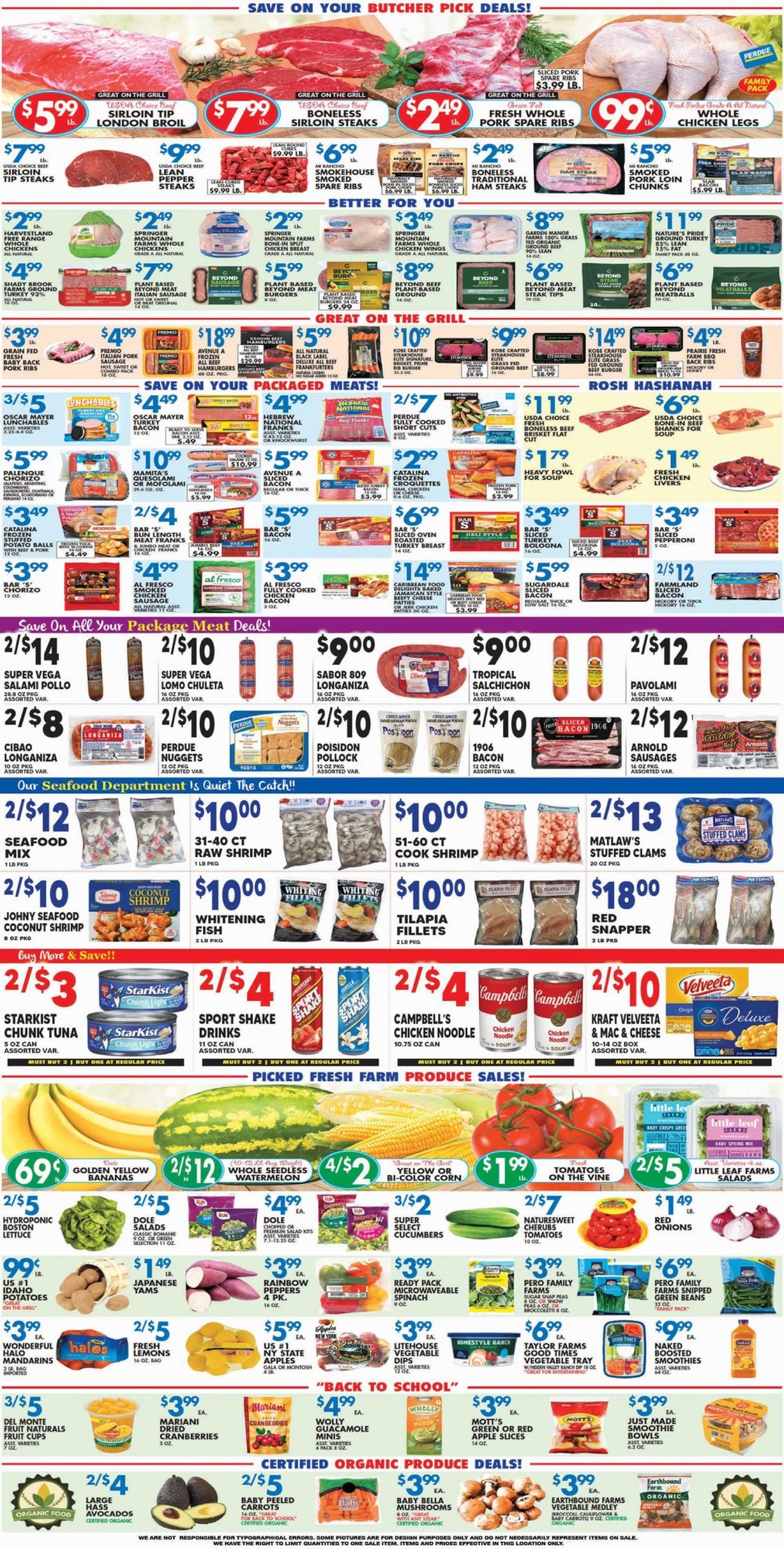 Associated Supermarkets (Brooklyn Area, NY) Weekly Ad September 4 - 10, 2026