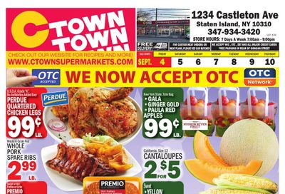 C Town (Staten Island Area, NY) Weekly Ad September 4 - 10, 2026