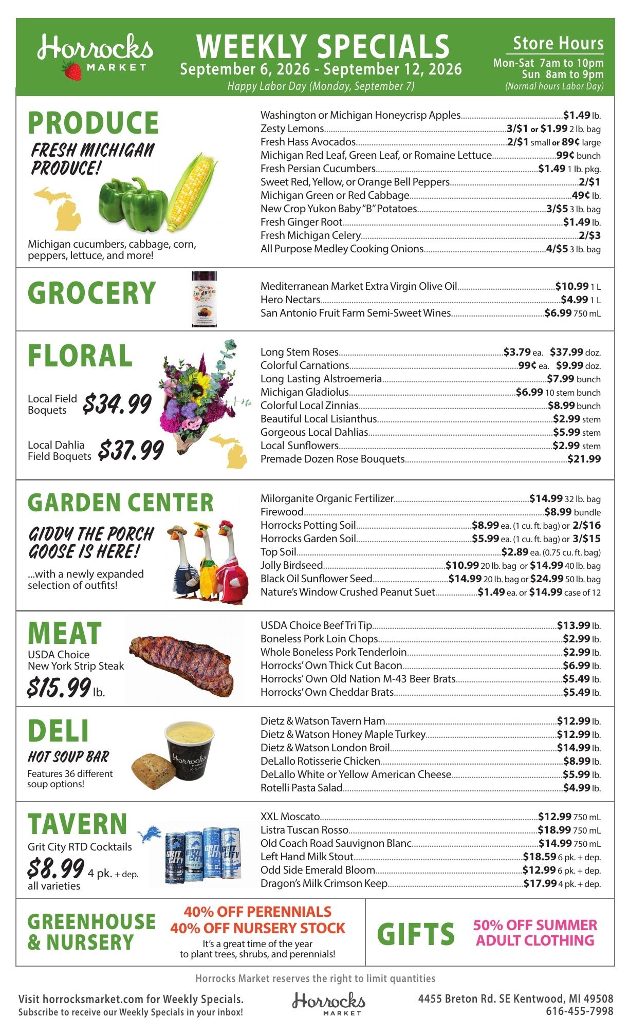 Horrocks Market Weekly Ad September 6 - 12, 2026