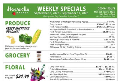 Horrocks Market Weekly Ad September 6 - 12, 2026