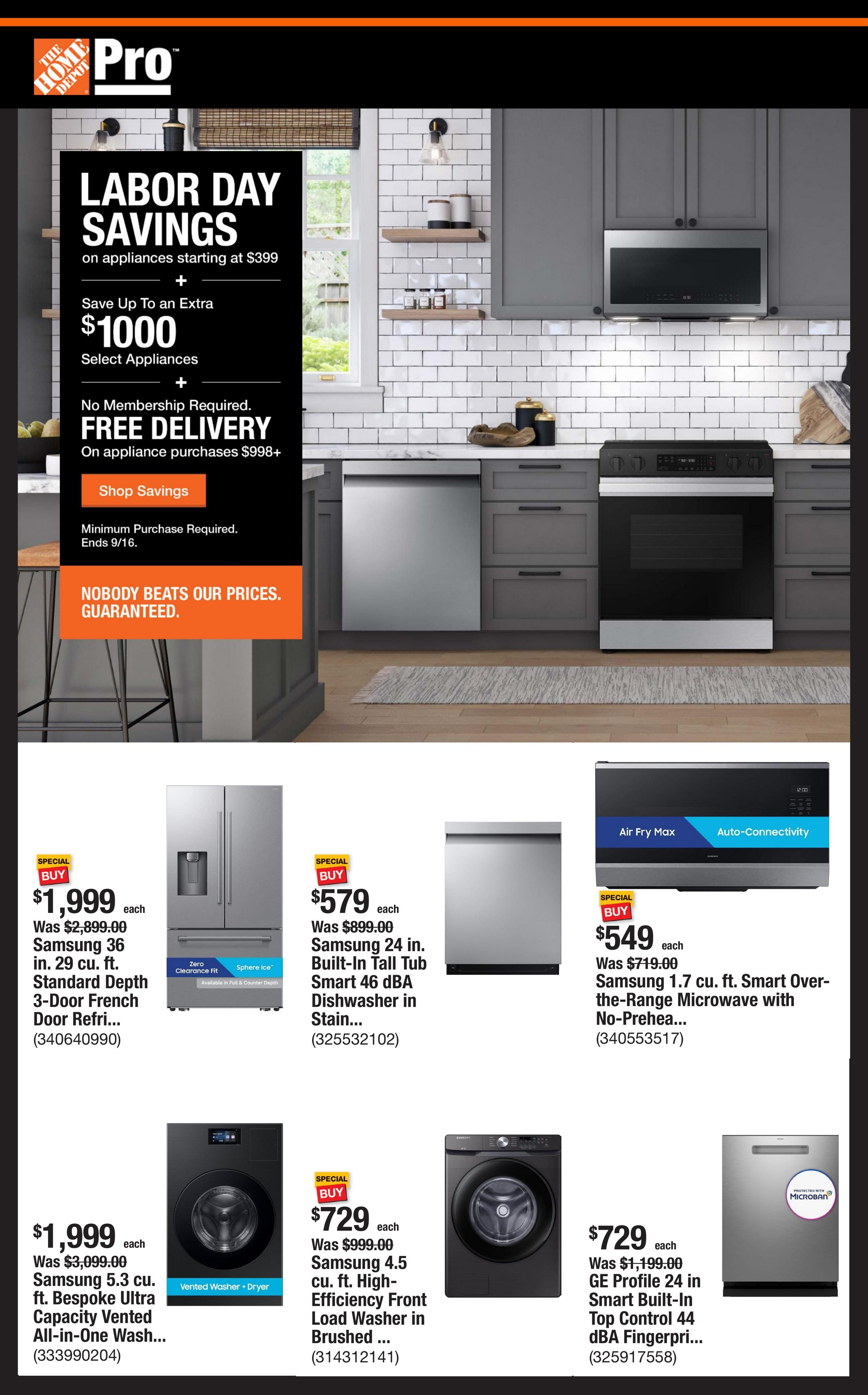 Home Depot (Eleele Area, HI) Weekly Ad September 7 - 14, 2026