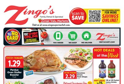 Zingo's Supermarket Weekly Ad September 13 - 19, 2026