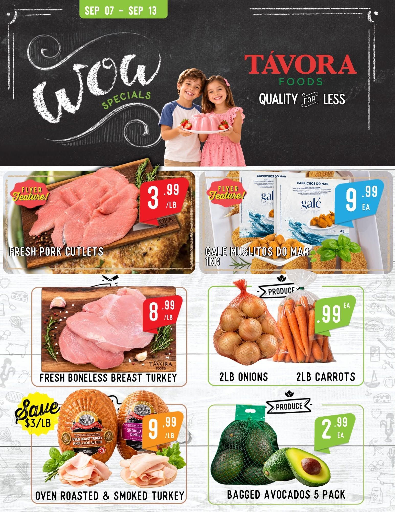 Tavora Foods Flyer September 7 to 13