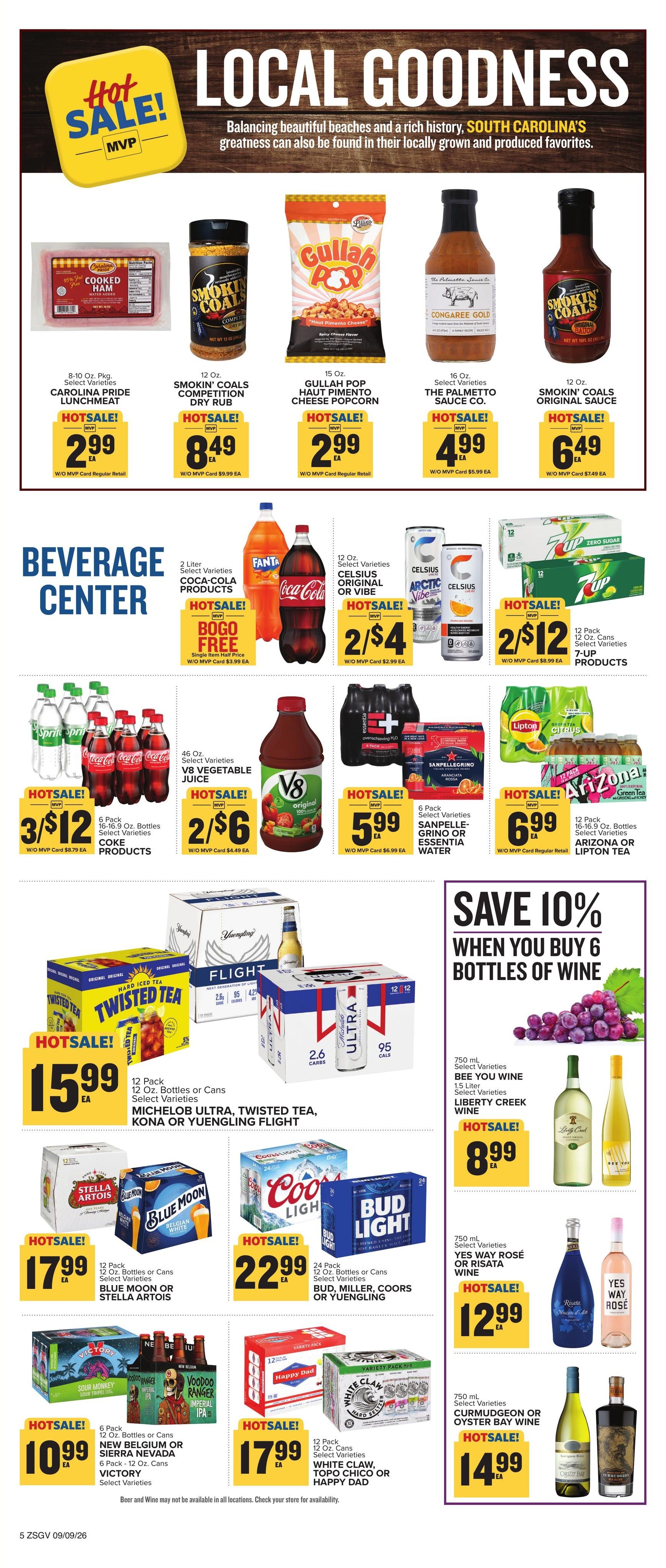 Food Lion (Simpsonville Area, SC) Weekly Ad September 9 - 15, 2026