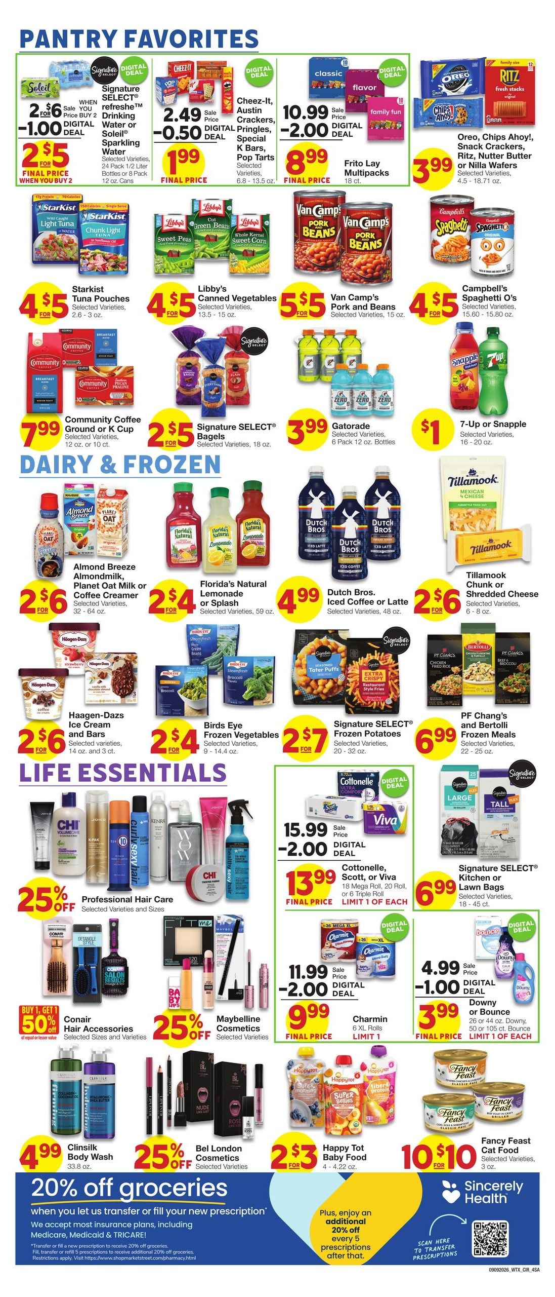 Market Street (San Angelo Area, TX) Weekly Ad September 9 - 15, 2026