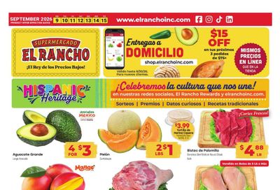 El Rancho Supermercado (Conroe Area, TX) Weekly Ad September 9 - 15, 2026