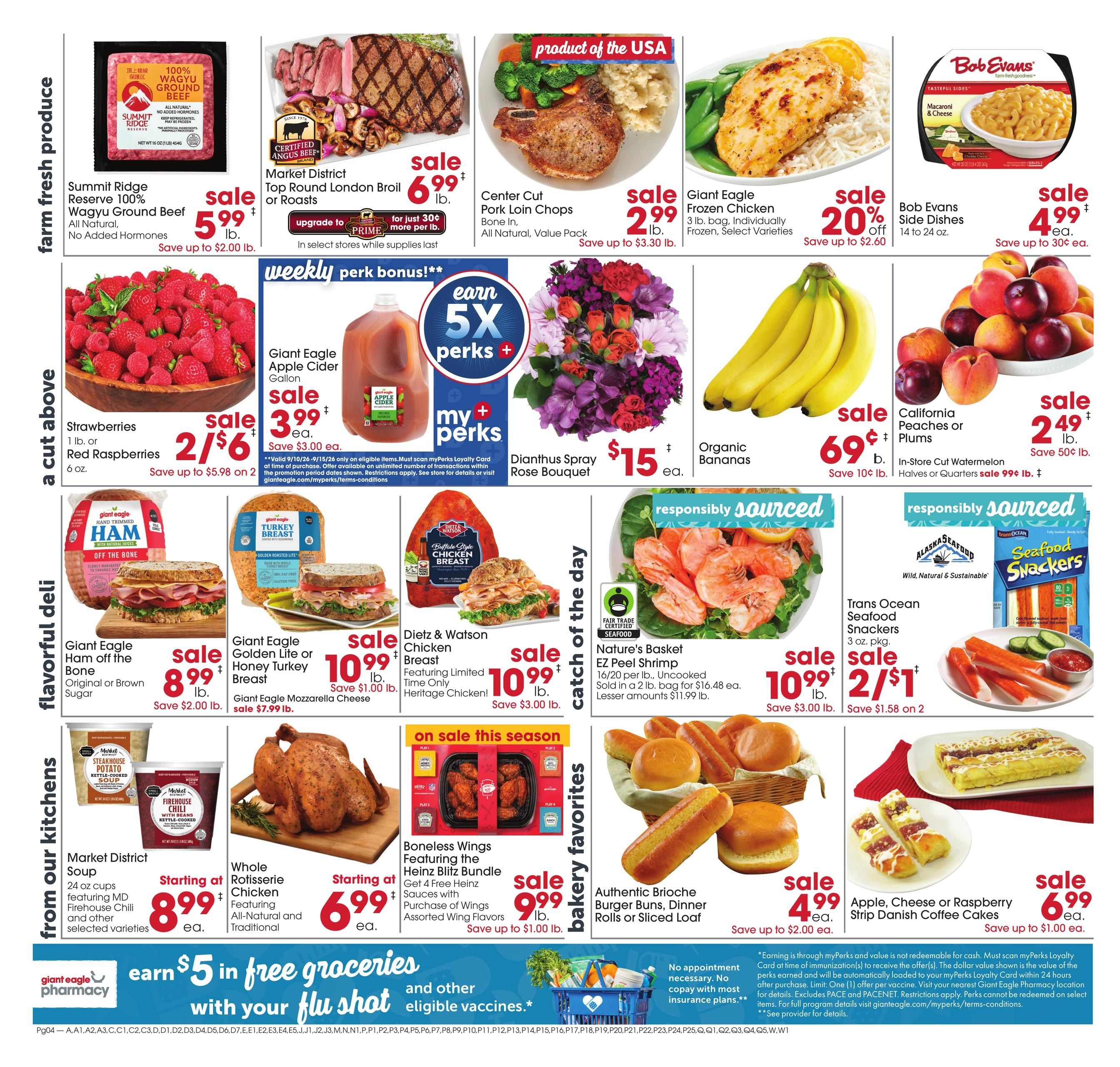Giant Eagle (Cumberland Area, MD) Weekly Ad September 10 - 16, 2026