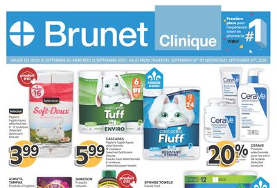 Brunet Clinique Flyer September 10 to 23